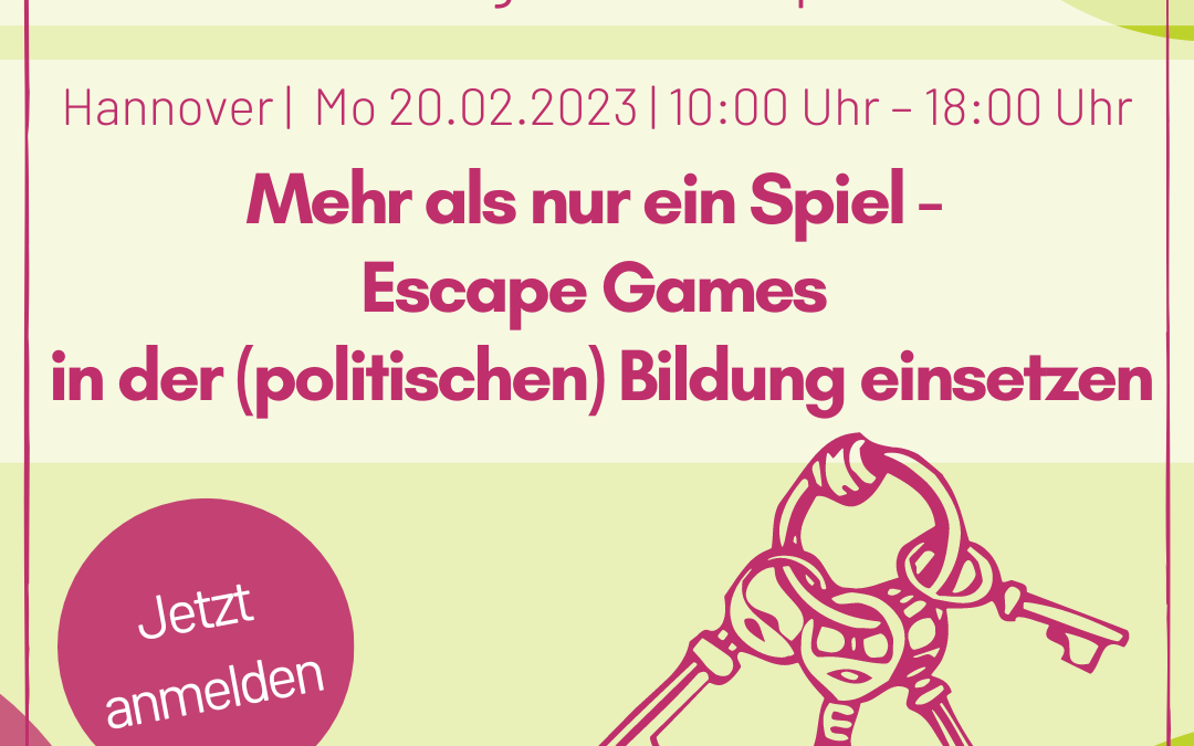 Escape Rooms in der Bildungsarbeit – Fortbildung