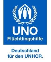 Logo Förderung UNO Flüchtlingshilfe