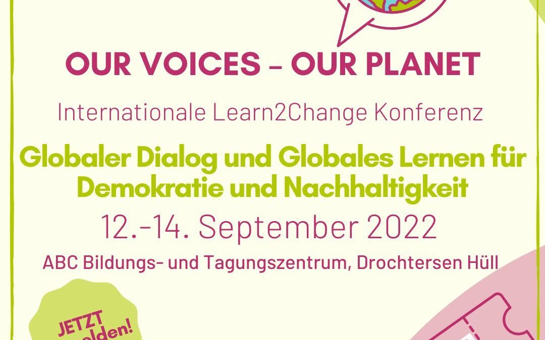 Our Voices – Our Planet: Internationale Learn2Change-Konferenz