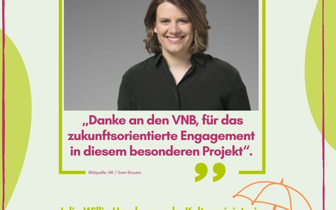 Nds. Kultusministerin Julia Willie Hamburg ist Schirmherrin unseres Projekts „globo:log live. mehrmöglichmachen – Lernen für den Wandel“