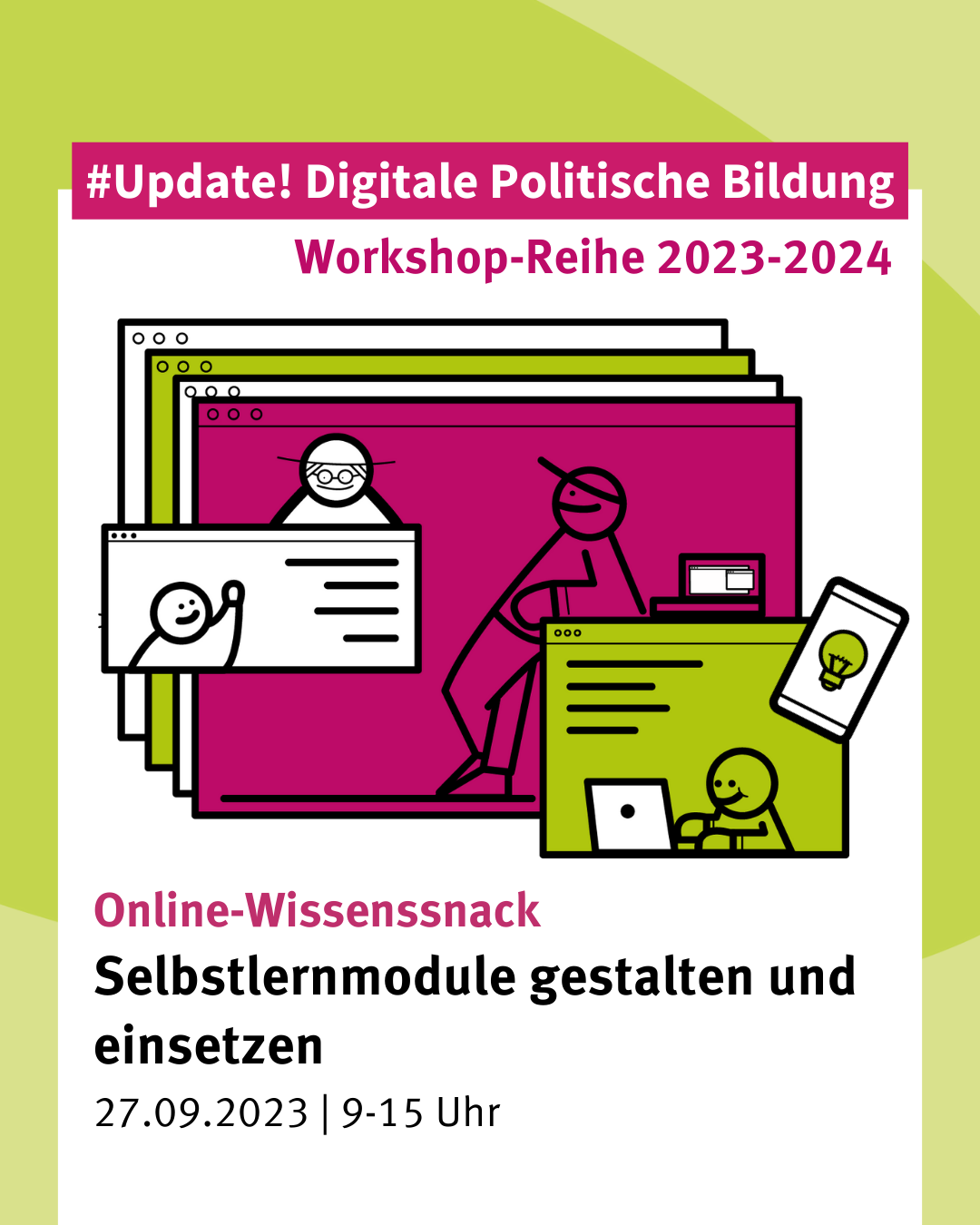 Online-Workshop: Selbstlernmodule gestalten und einsetzen