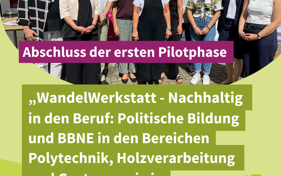 Unsere „WandelWerkstatt“ hat erfolgreich die erste Pilotphase abgeschlossen