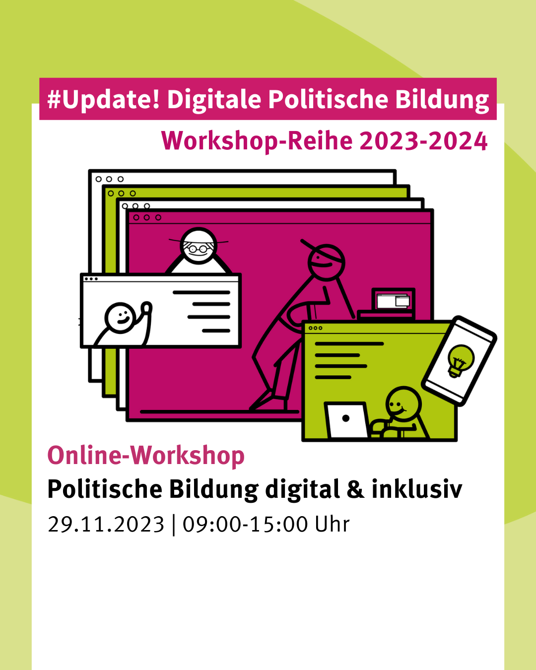 Online-Workshop: Politische Bildung digital & inklusiv?