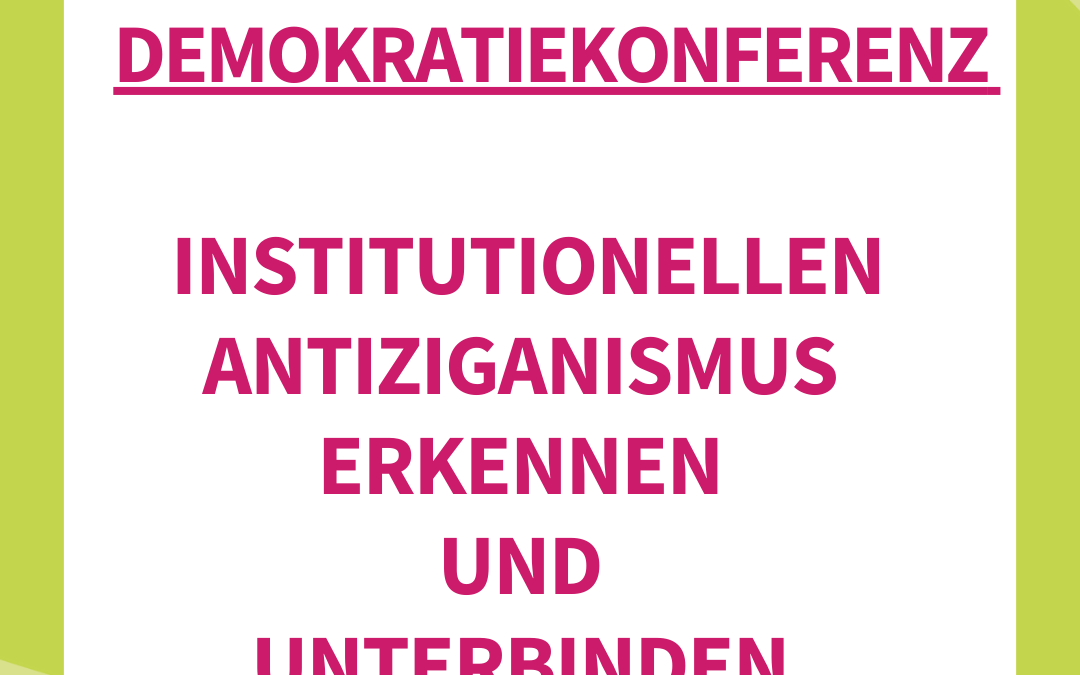 Workshop: Institutionellen Antiziganismus erkennen und unterbinden