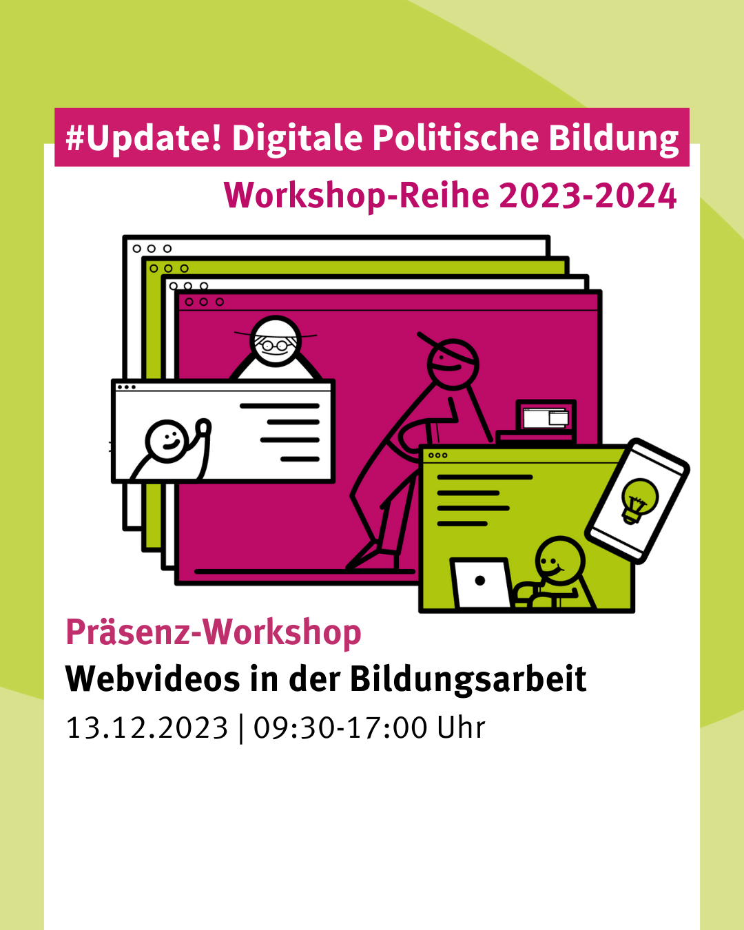 Webvideos in der Bildungsarbeit – Präsenz-Workshop