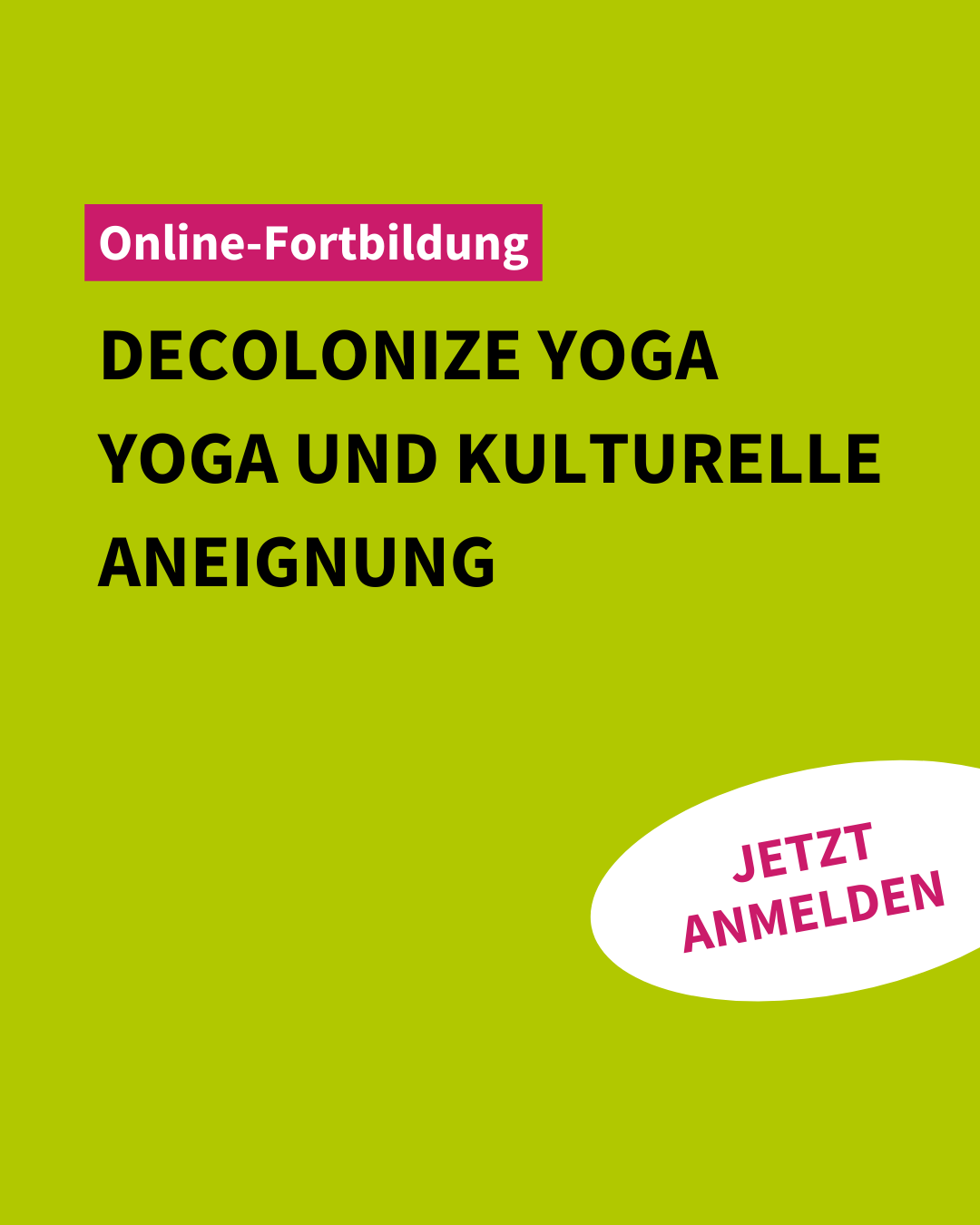 Online-Fortbildung | Decolonize Yoga – Yoga und kulturelle Aneignung