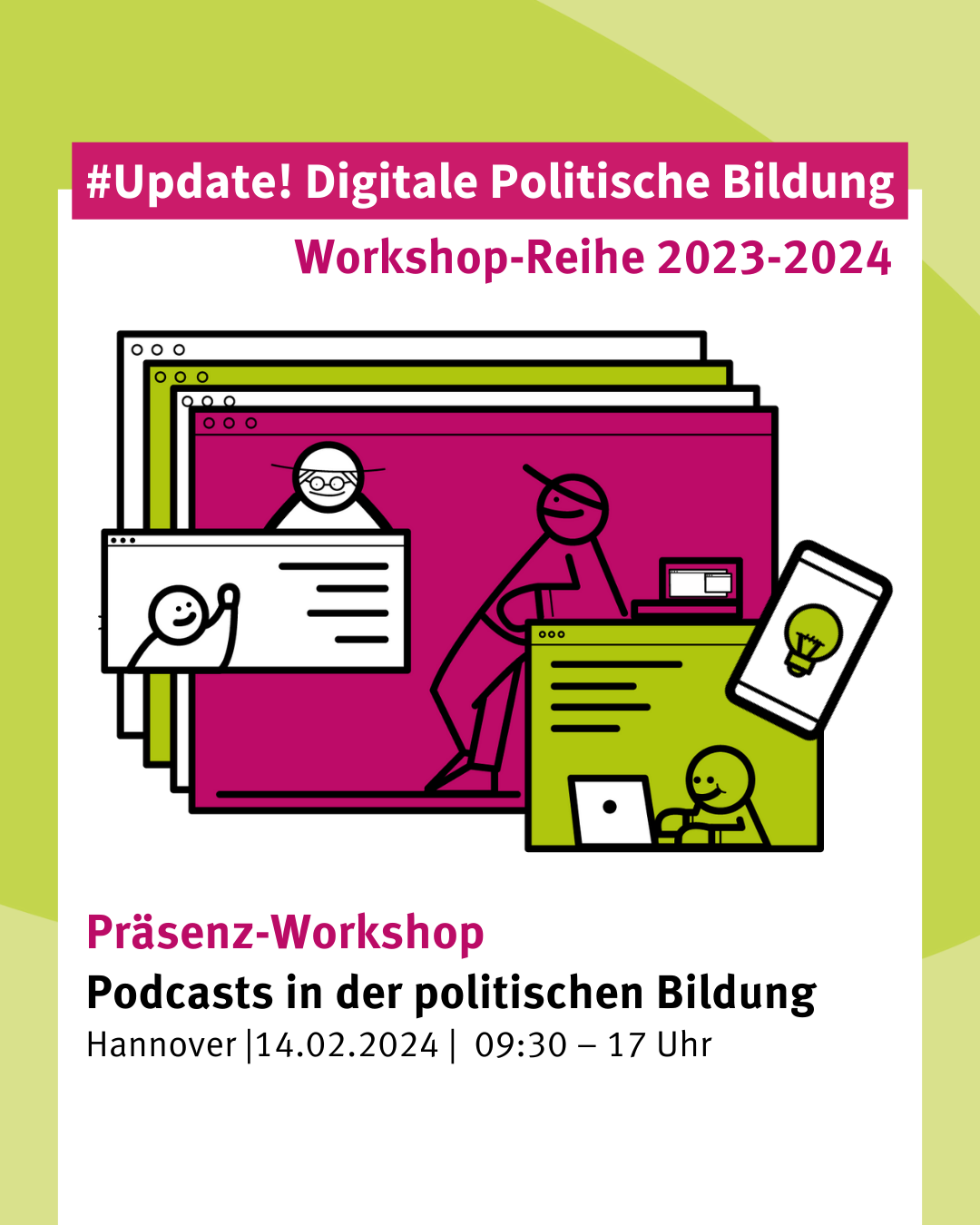 Präsenz-Workshop | Podcasts in der politischen Bildung