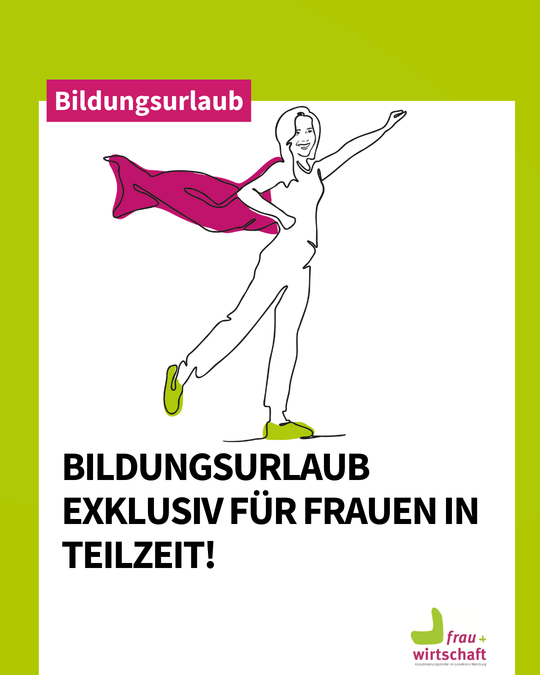 Bildungsurlaub exklusiv für Frauen in Teilzeit!