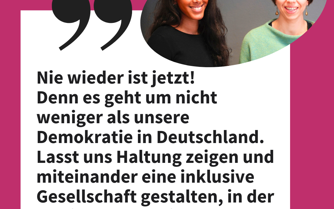 #VNBWirZeigenHaltung – Anisa Abdulaziz & Tinka Greve