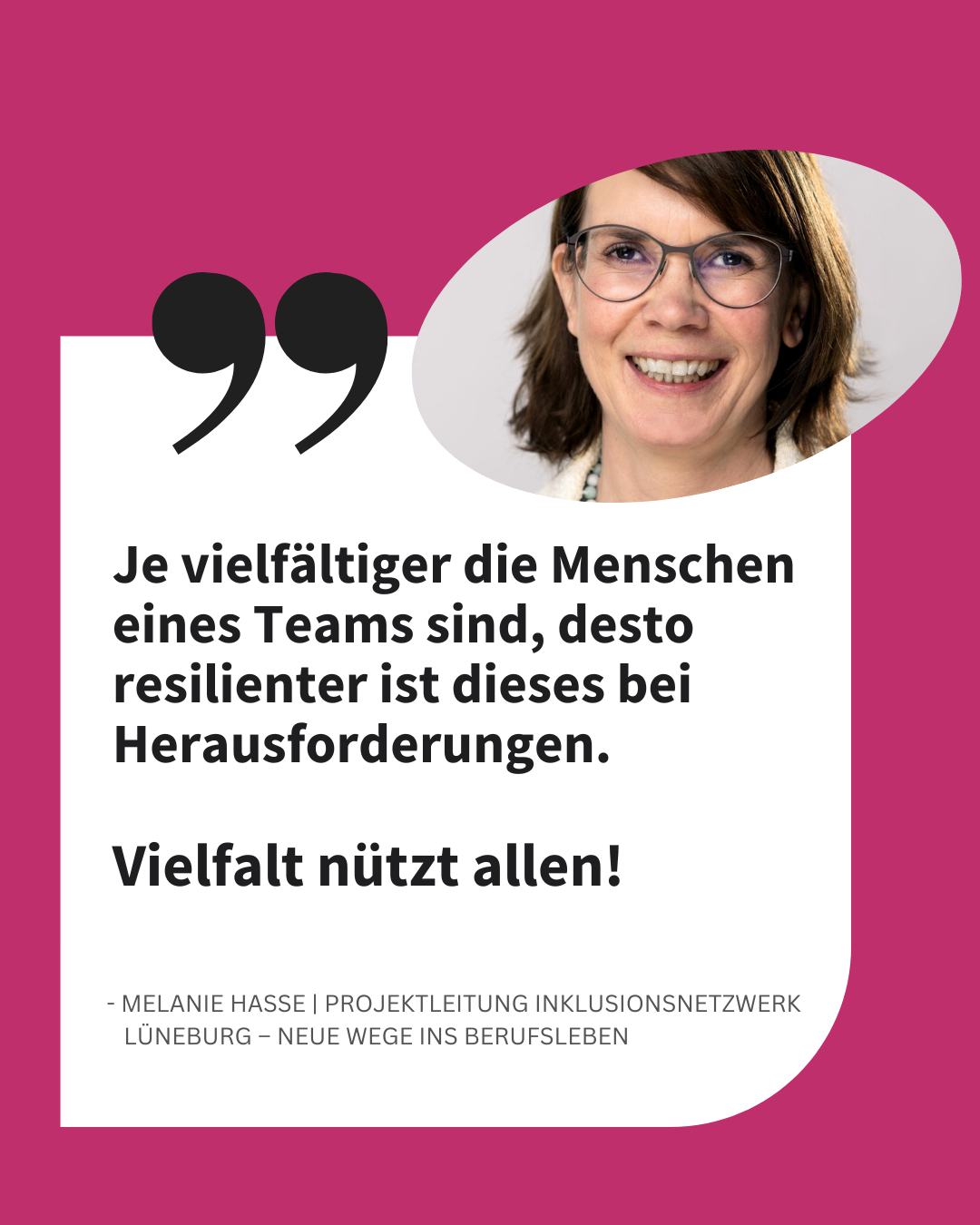 #VNBWirZeigenHaltung – Melanie Hasse