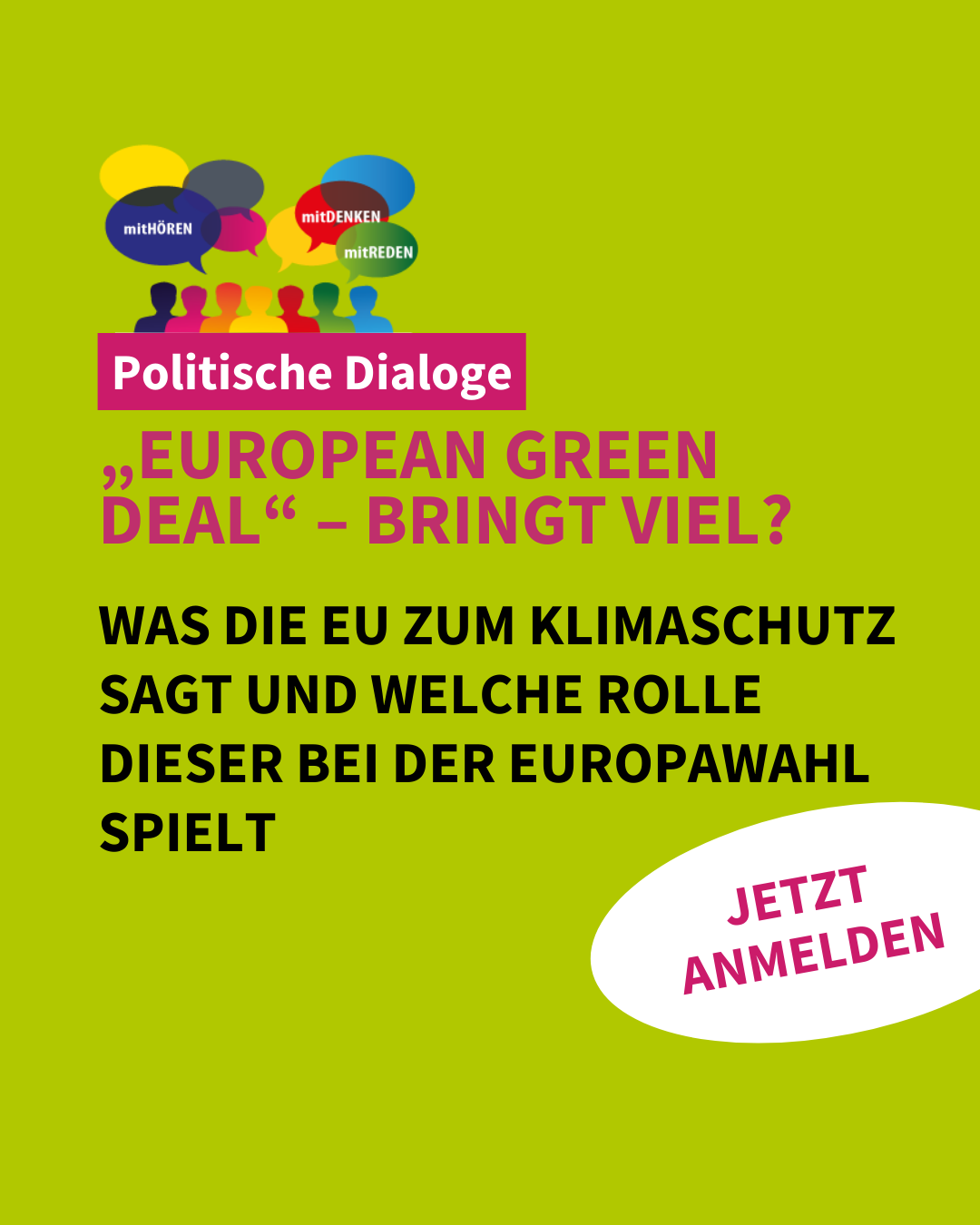 Vortrag & Austausch| „European Green Deal“ – bringt viel?