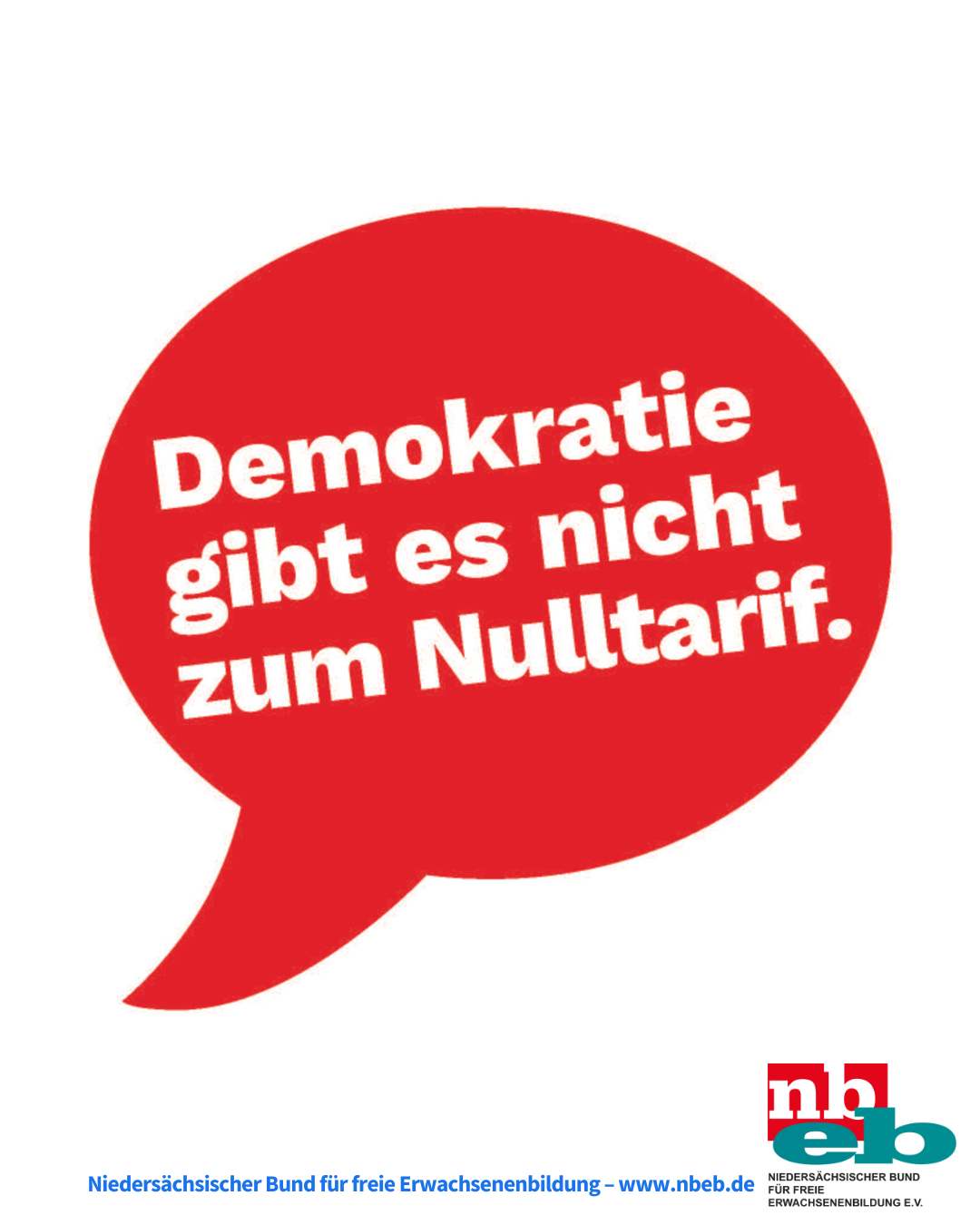 Demonstration | Demokratie gibt es nicht zum Nulltarif!