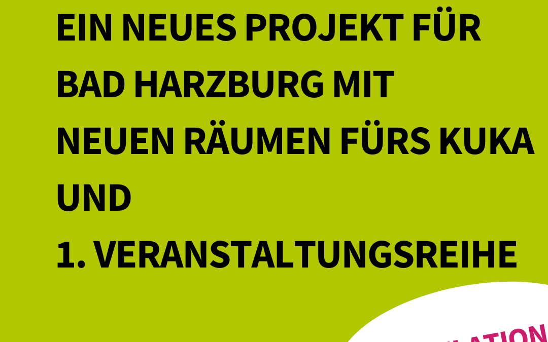 Ein neues Projekt für Bad Harzburg mit neuen Räumen für Kunstkarussell e.V.