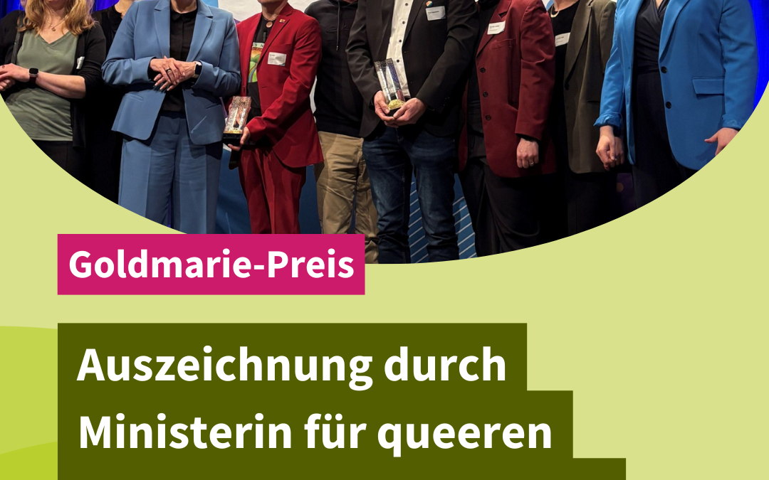 Goldmarie-Preis: Auszeichnung durch Ministerin Behrens für queeren Einsatz in Niedersachsen