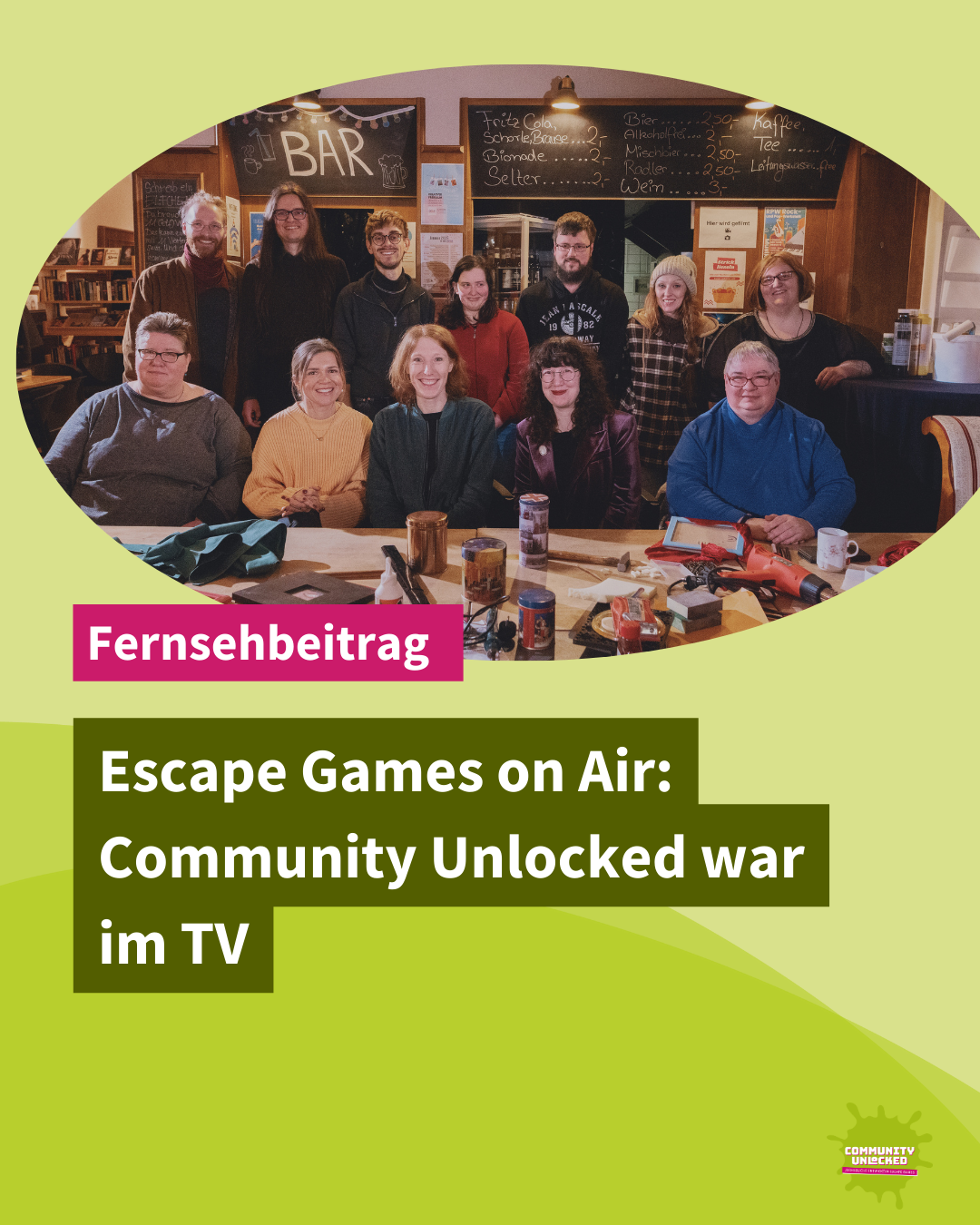 Unser VNB-Projekt: Community Unlocked war im Fernsehen!