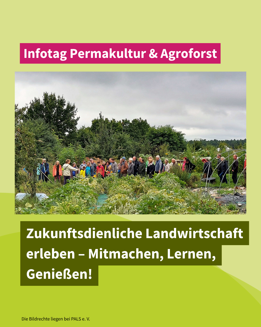 Zukunftsdienliche Landwirtschaft erleben – Mitmachen, Lernen, Genießen!