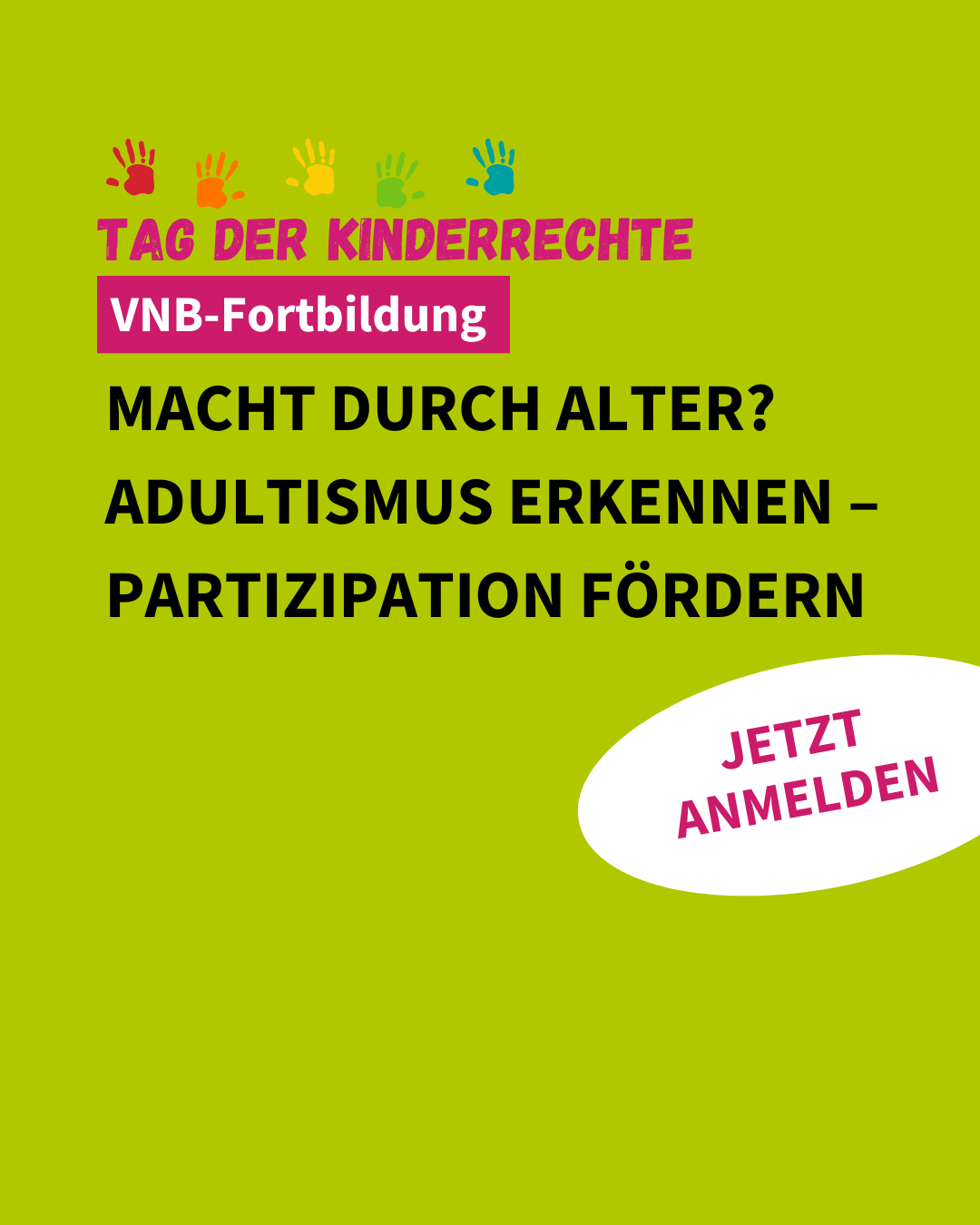 Online-Fortbildung: Macht durch Alter? Adultismus erkennen – Partizipation fördern