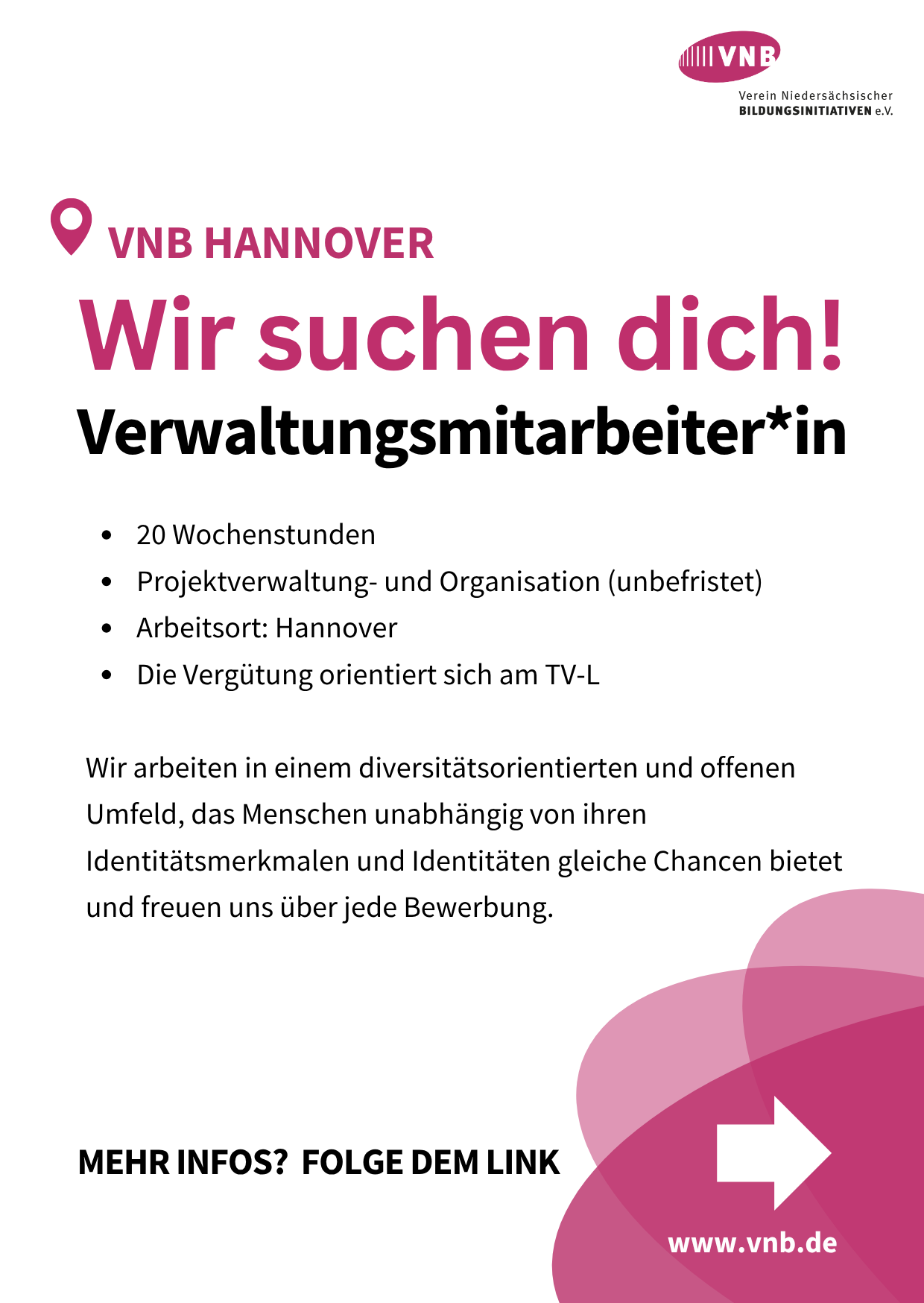 Stellenausschreibung Verwaltung in Hannover