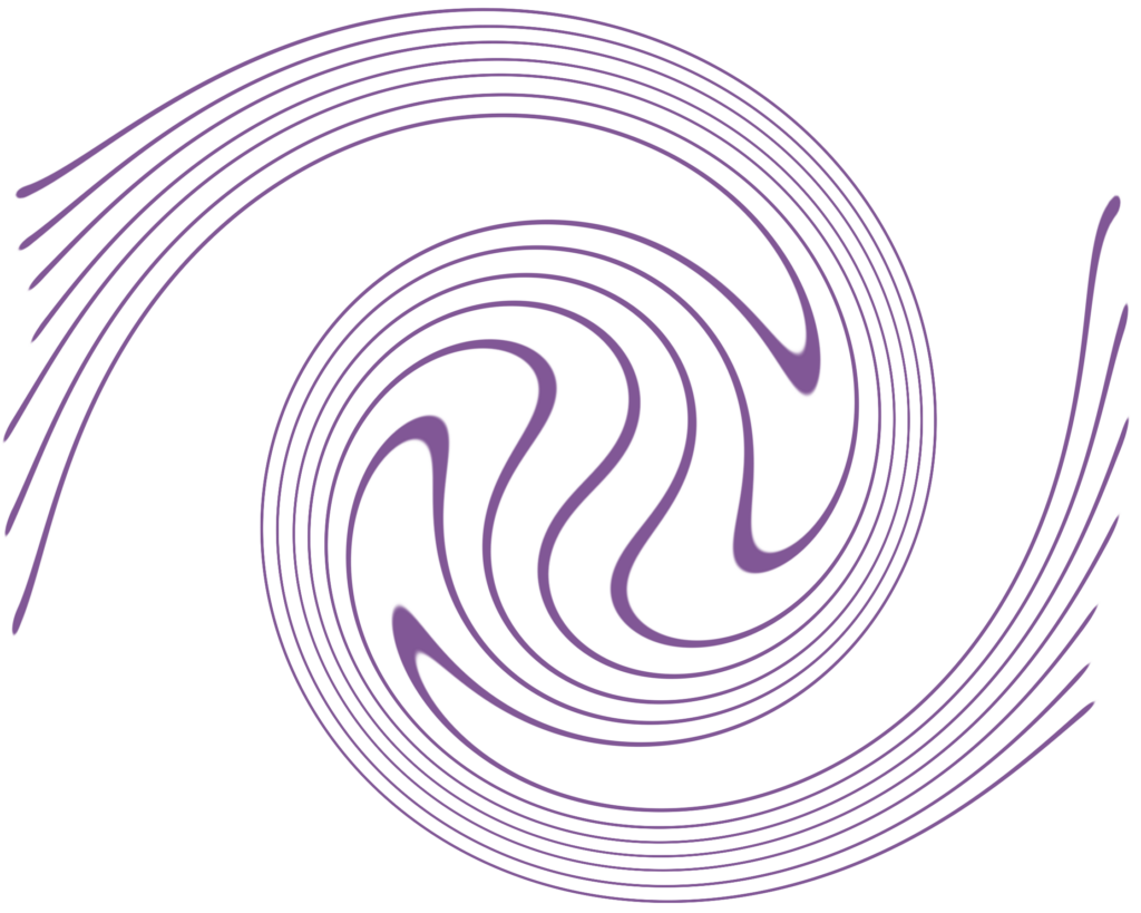 Geschwungene Linien Kreis