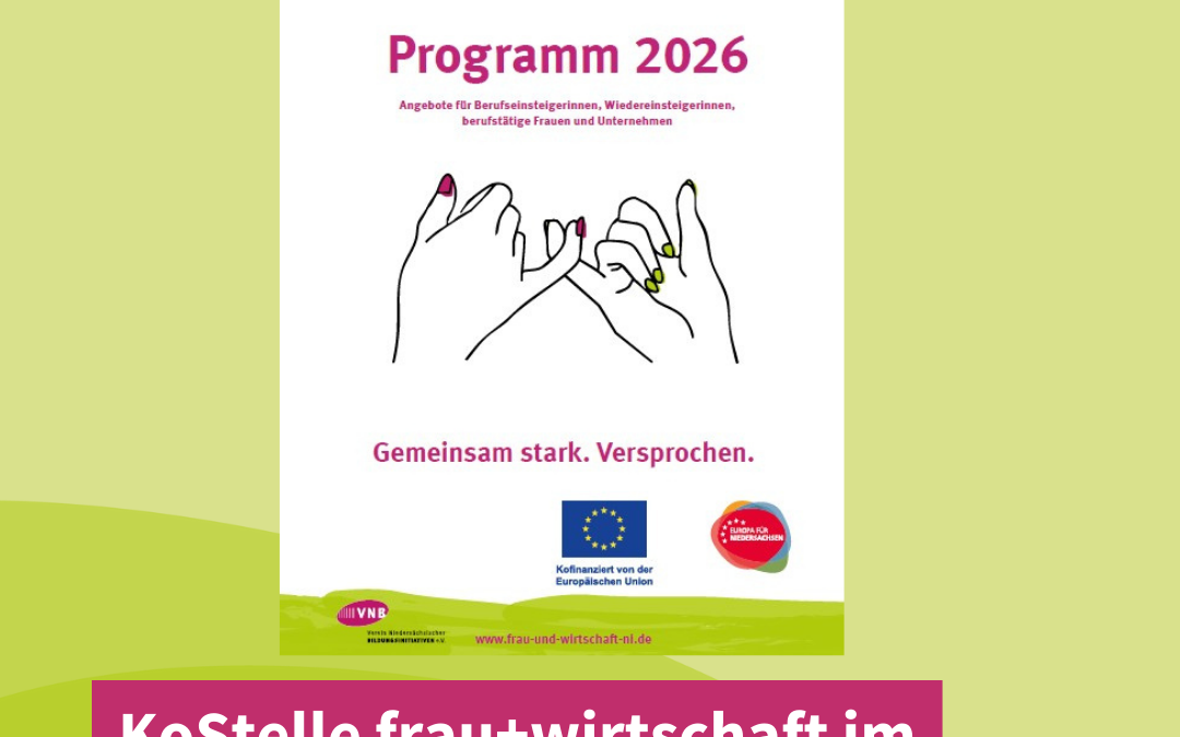 KoStelle frau+wirtschaft im Landkreis Nienburg präsentiert ihr Jahresprogramm 2026