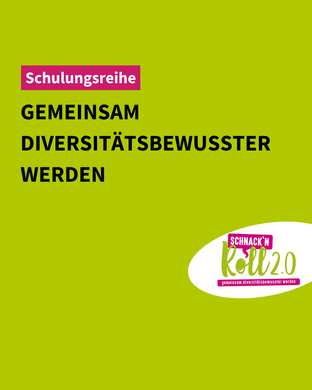 Schulungsreihe 05. – 06. 2026 | Werde Trainer*in und Moderator*in für Diskussionsrunden