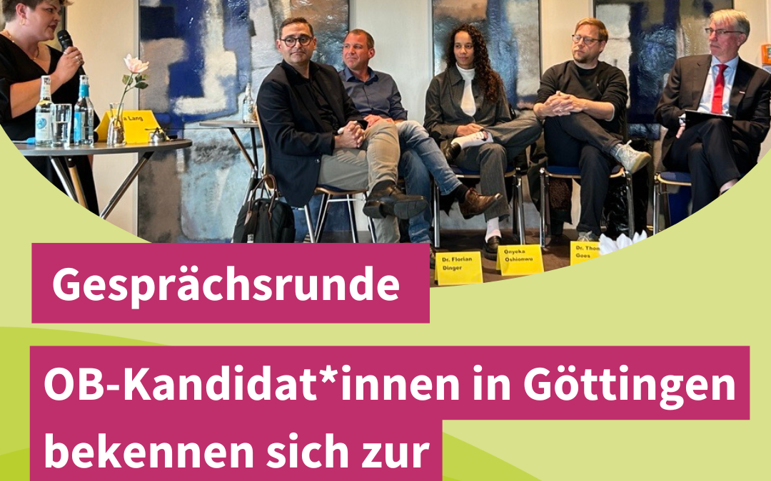 OB-Kandidat*innen in Göttingen bekennen sich zur Antidiskriminierungsarbeit