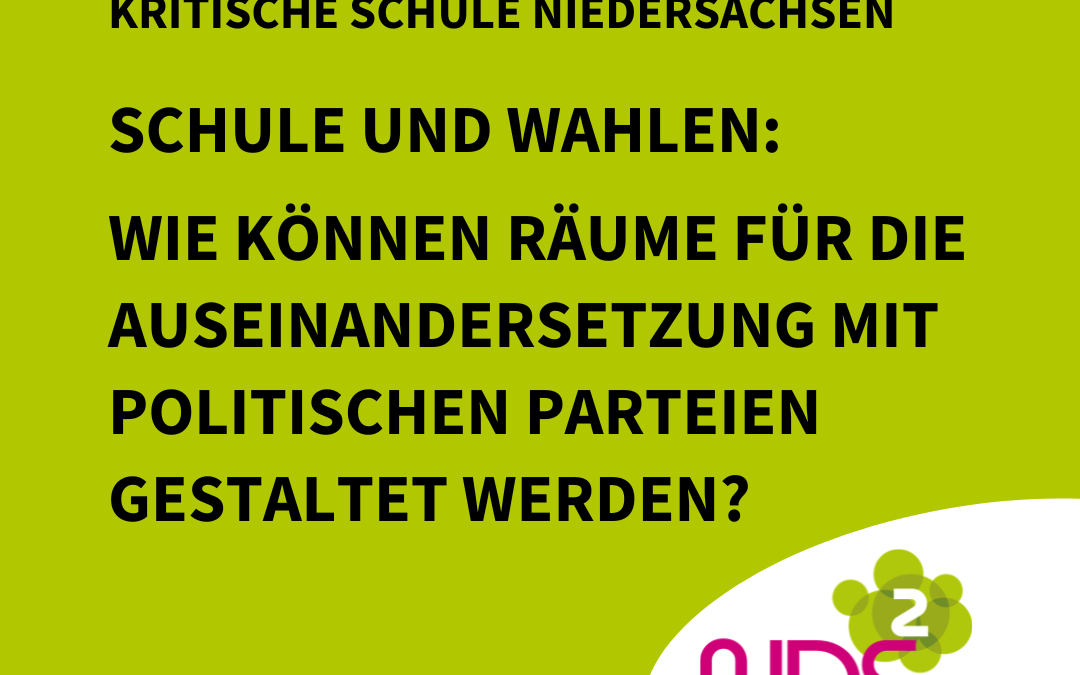 NDS² Online-Netzwerktreffen: Schule und Wahlen: Wie können Räume für die Auseinandersetzung mit politischen Parteien gestaltet werden?
