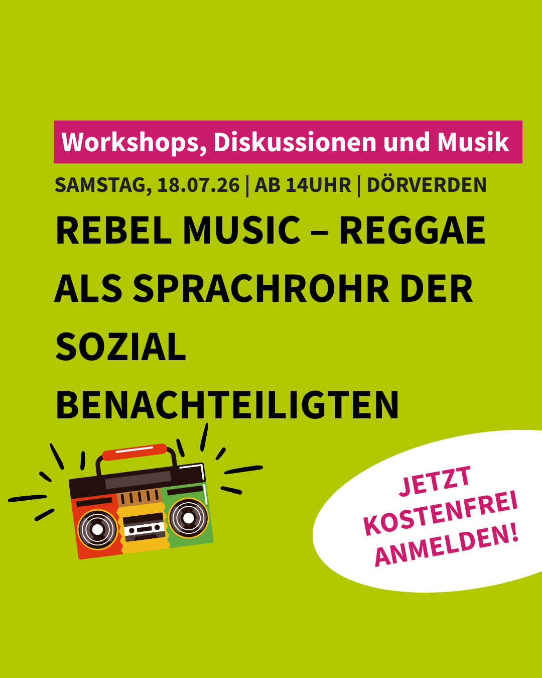 Rebel music – Reggae als Sprachrohr der sozial Benachteiligten
