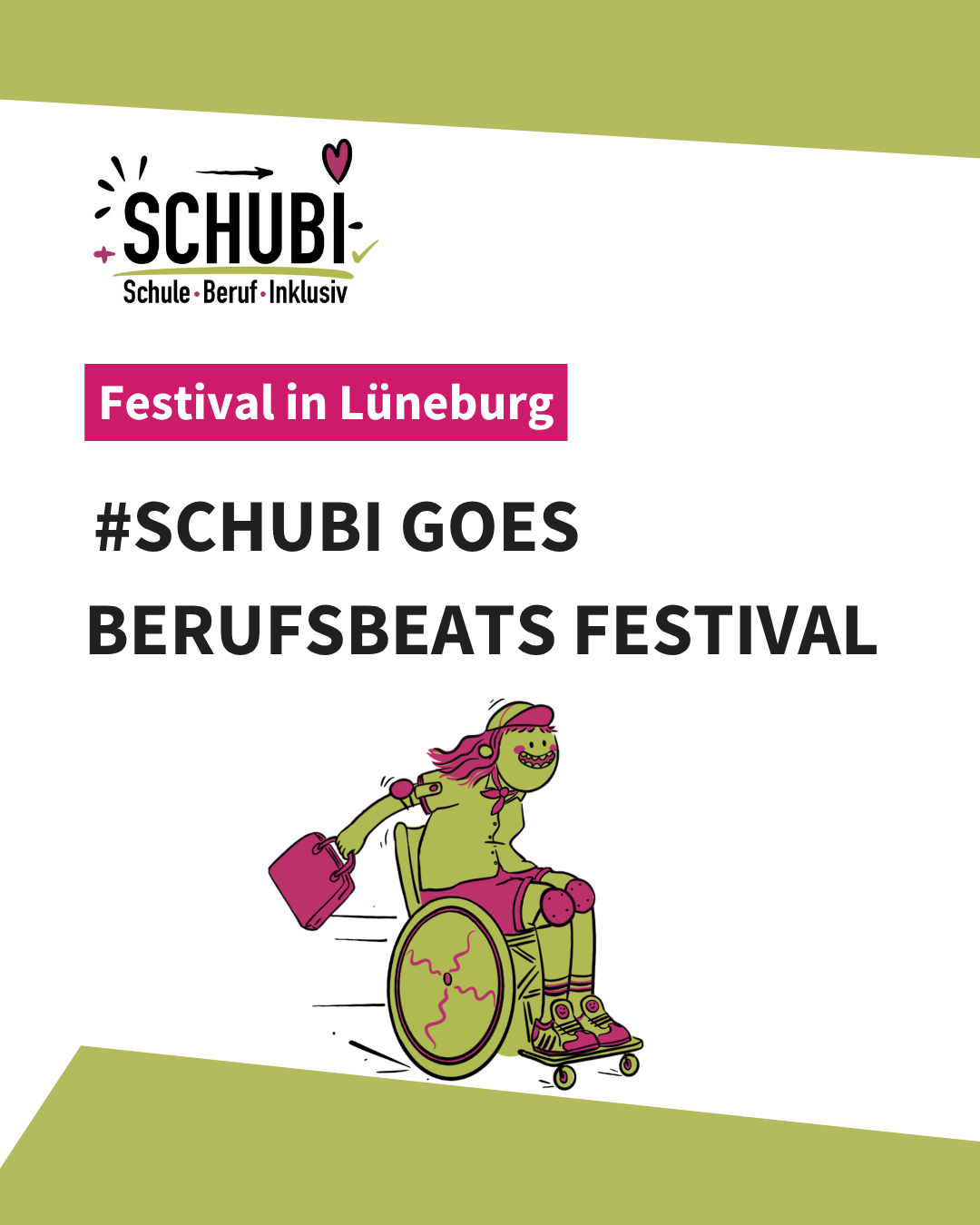 Das Inklusionsnetzwerk SchuBI war am 27. August auf dem BerufsBeats Festival in Lüneburg dabei.