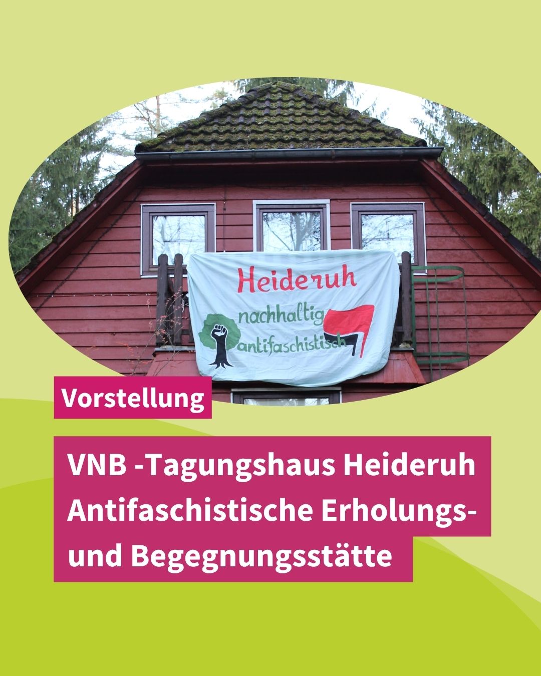 Tagungshaus mit Haltung: Heideruh | Antifaschistische Erholungs- und Begegnungsstätte im Grünen 